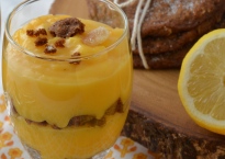 Lemon Curd, Gingersnap Dessert